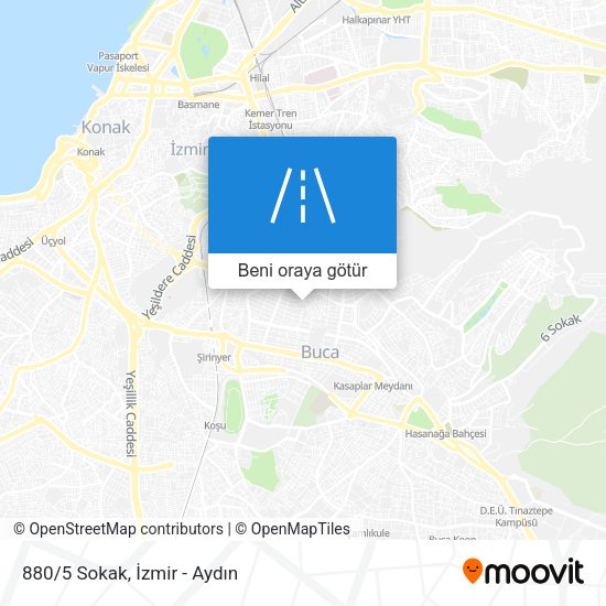 880/5 Sokak harita