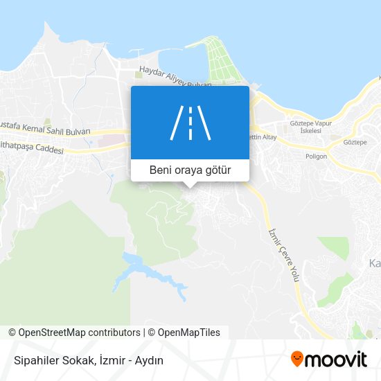 Sipahiler Sokak harita