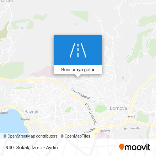940. Sokak harita