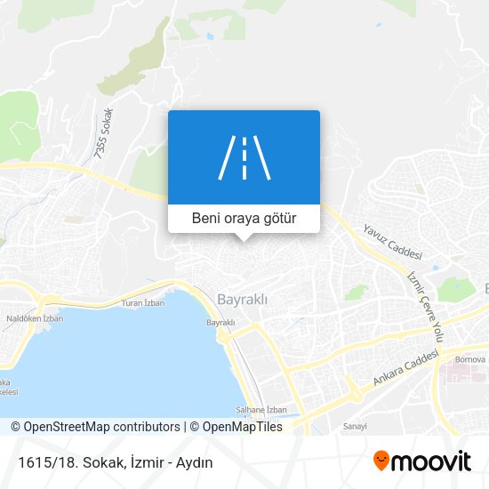 1615/18. Sokak harita