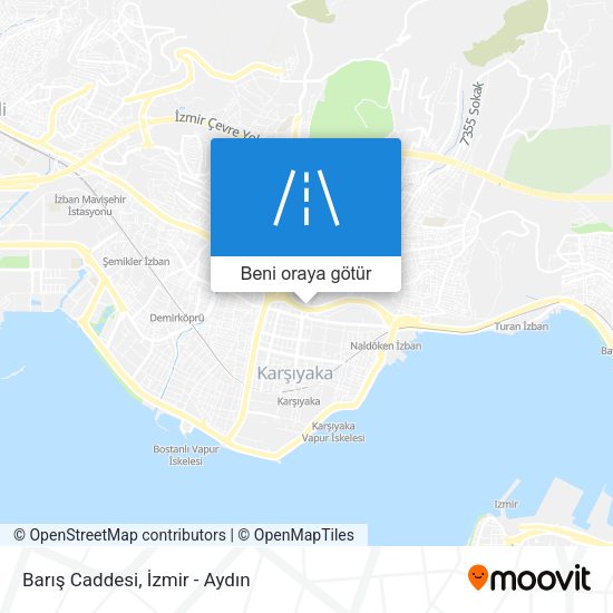 Barış Caddesi harita