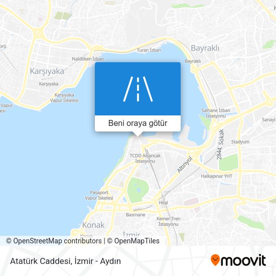 Atatürk Caddesi harita