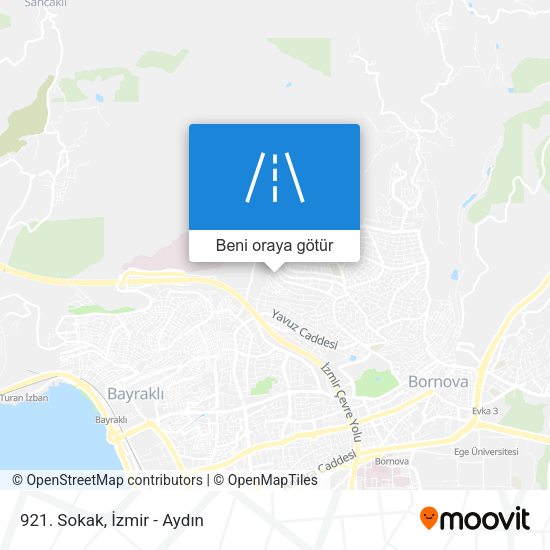921. Sokak harita
