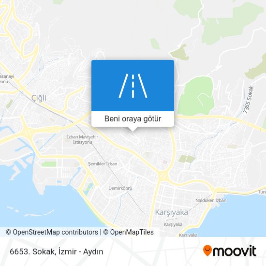 6653. Sokak harita
