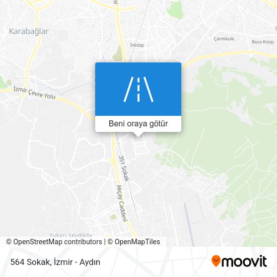 564 Sokak harita