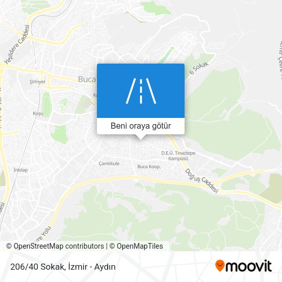 206/40 Sokak harita