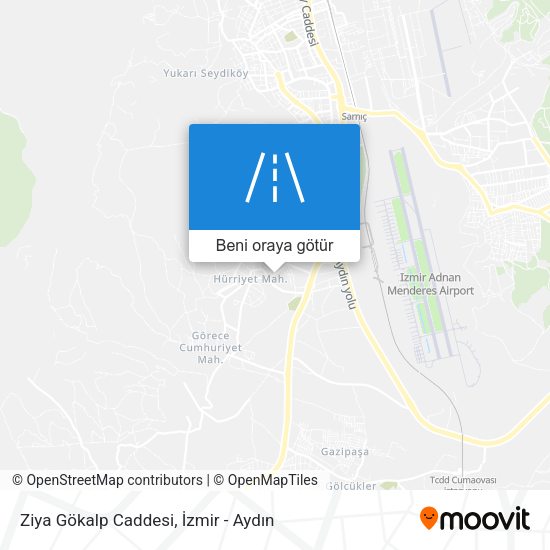 Ziya Gökalp Caddesi harita