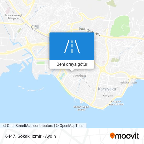 6447. Sokak harita