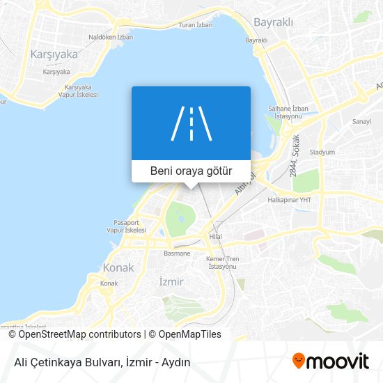 Ali Çetinkaya Bulvarı harita