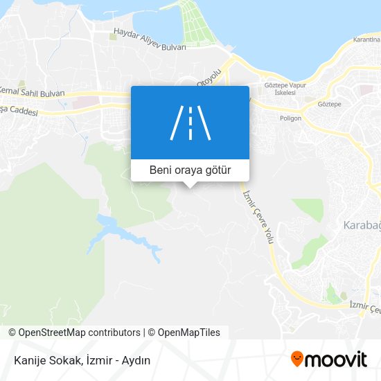 Kanije Sokak harita