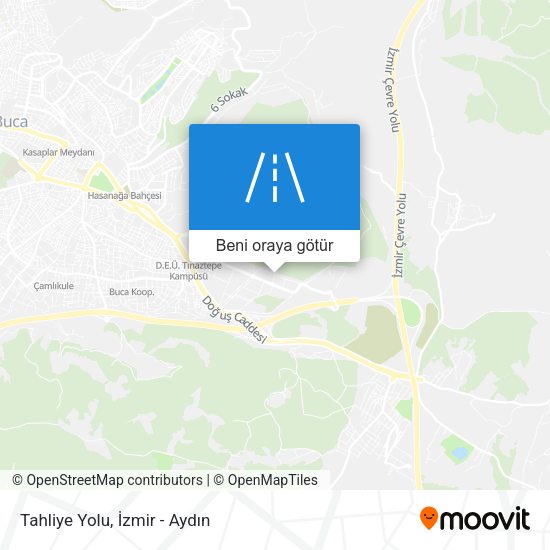 Tahliye Yolu harita