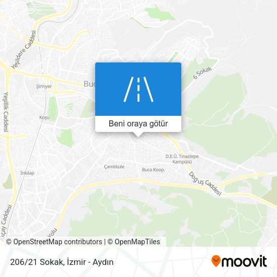 206/21 Sokak harita
