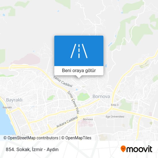 854. Sokak harita