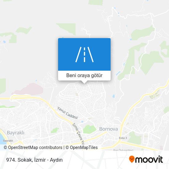 974. Sokak harita
