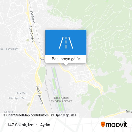 1147 Sokak harita