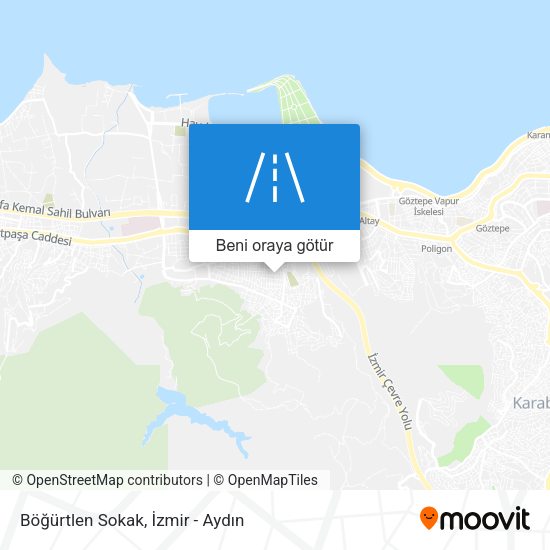 Böğürtlen Sokak harita