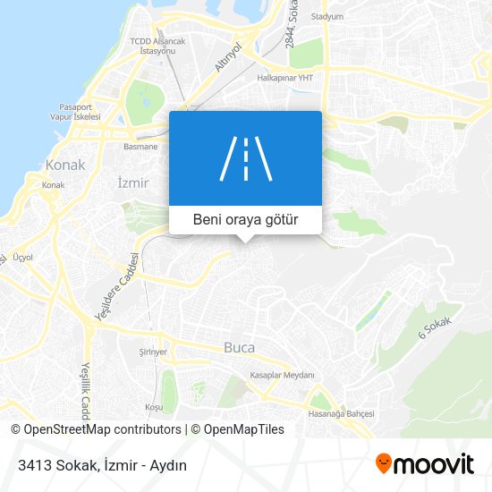 3413 Sokak harita