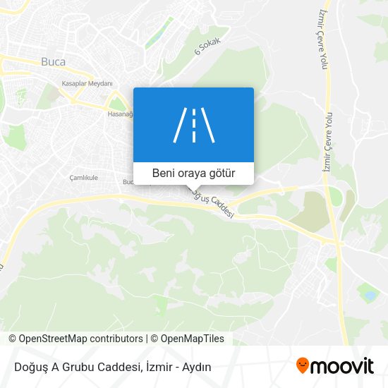 Doğuş A Grubu Caddesi harita