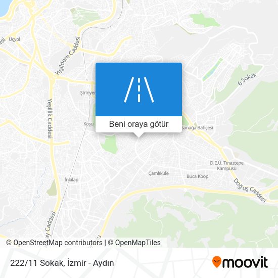 222/11 Sokak harita