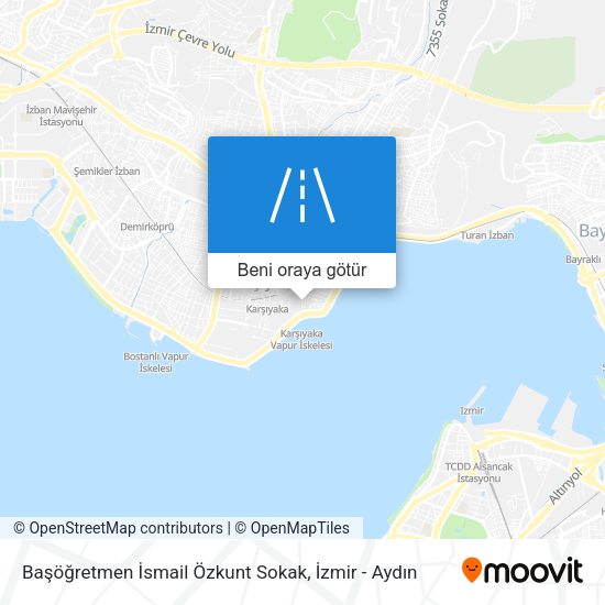 Başöğretmen İsmail Özkunt Sokak harita