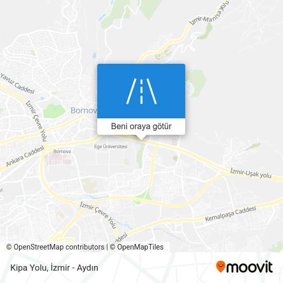 Kipa Yolu harita