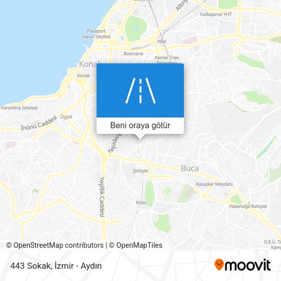 443 Sokak harita