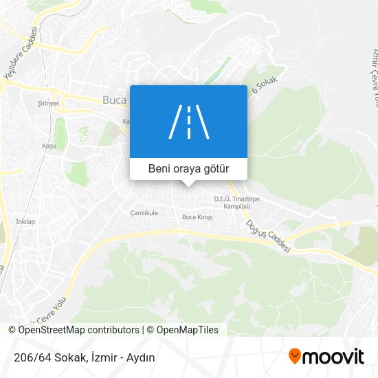 206/64 Sokak harita