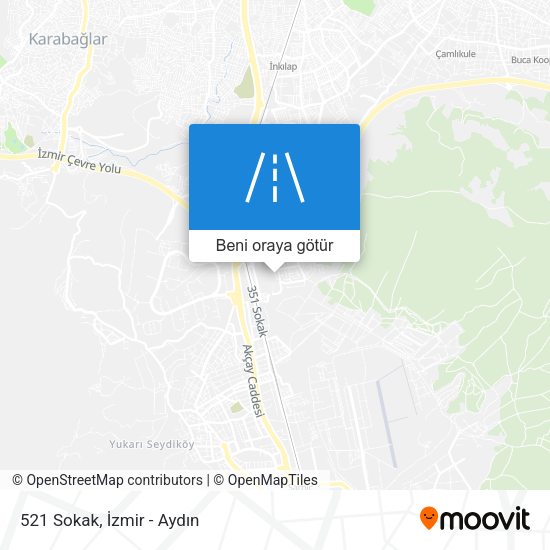 521 Sokak harita
