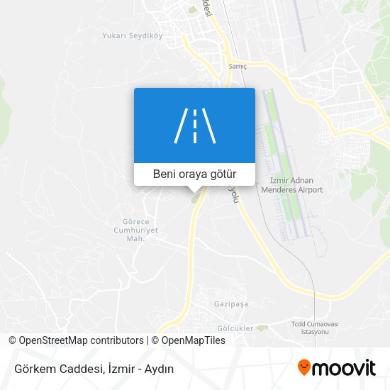 Görkem Caddesi harita