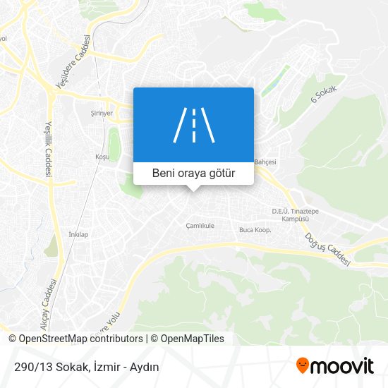 290/13 Sokak harita