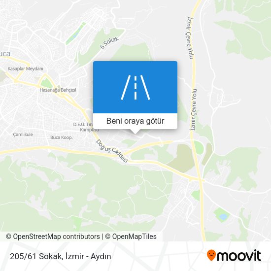 205/61 Sokak harita