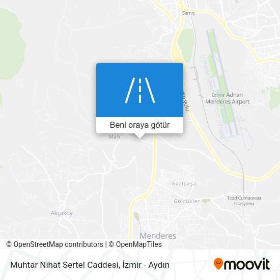 Muhtar Nihat Sertel Caddesi harita