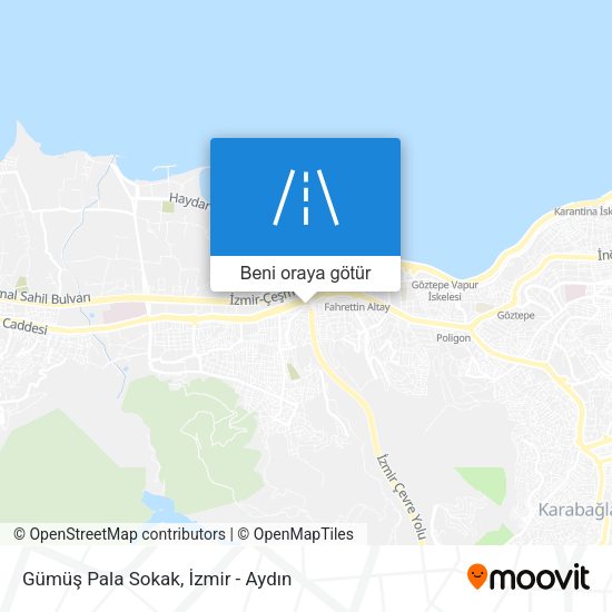 Gümüş Pala Sokak harita
