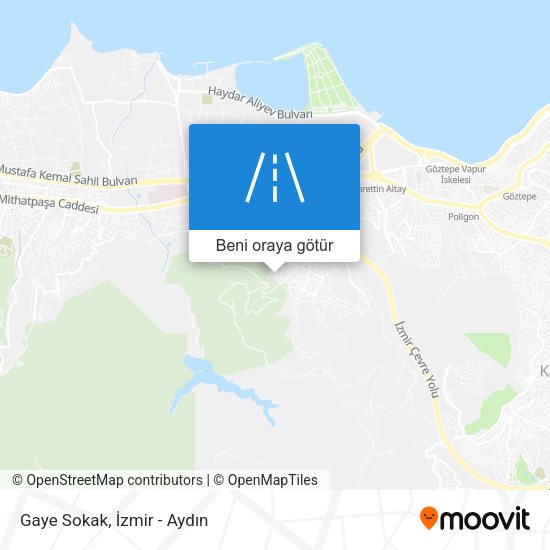 Gaye Sokak harita