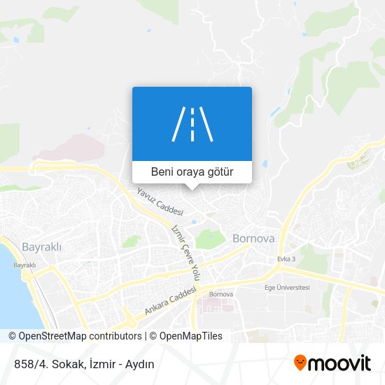 858/4. Sokak harita