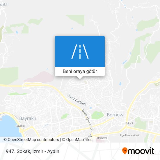 947. Sokak harita