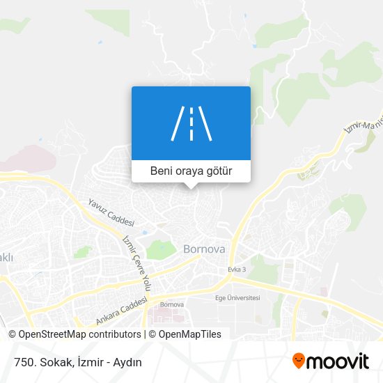 750. Sokak harita