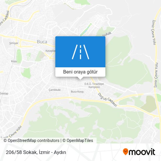 206/58 Sokak harita
