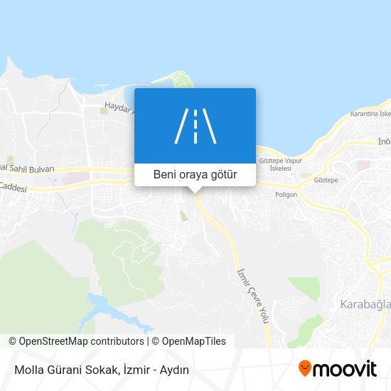 Molla Gürani Sokak harita