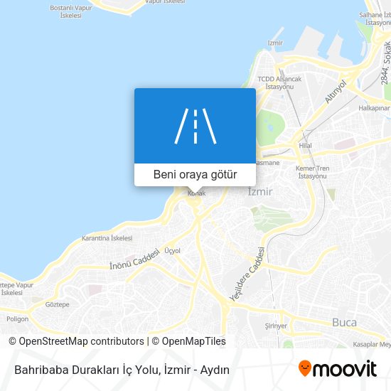 Bahribaba Durakları İç Yolu harita