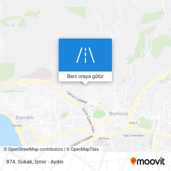 874. Sokak harita