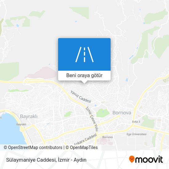Sülaymaniye Caddesi harita