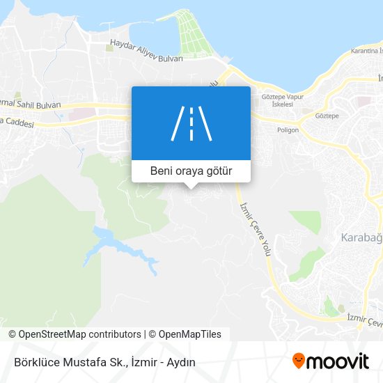 Börklüce Mustafa Sk. harita