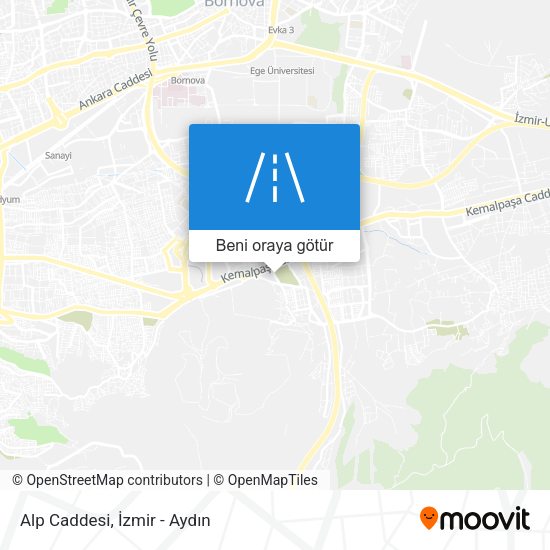 Alp Caddesi harita