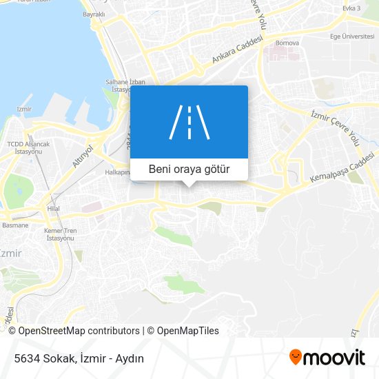 5634 Sokak harita