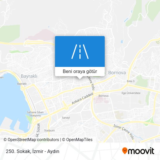 250. Sokak harita