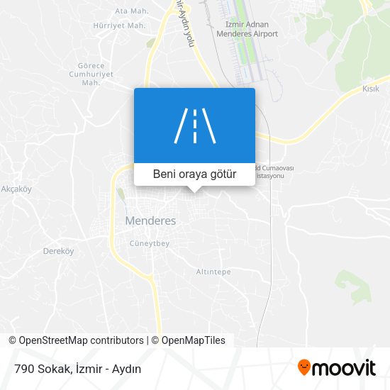 790 Sokak harita