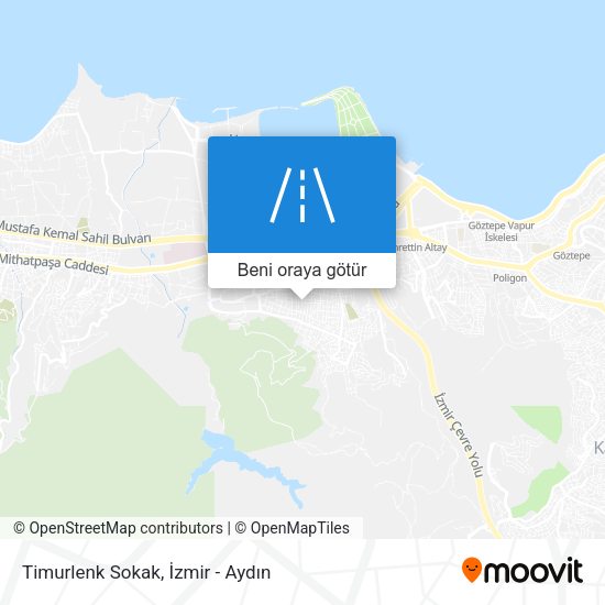 Timurlenk Sokak harita