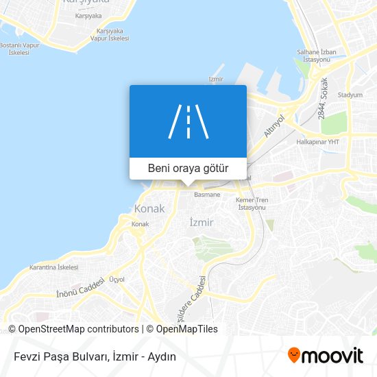 Fevzi Paşa Bulvarı harita