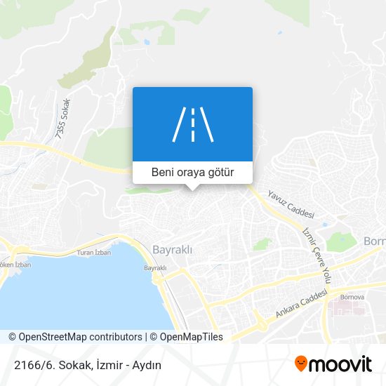 2166/6. Sokak harita
